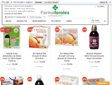 Tablet Screenshot of farmaferoles.com